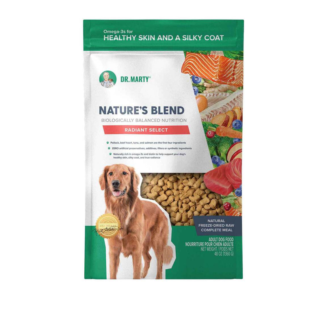 Dr Marty Natures Blend Freeze Dried Radiant Select Dog 48 oz