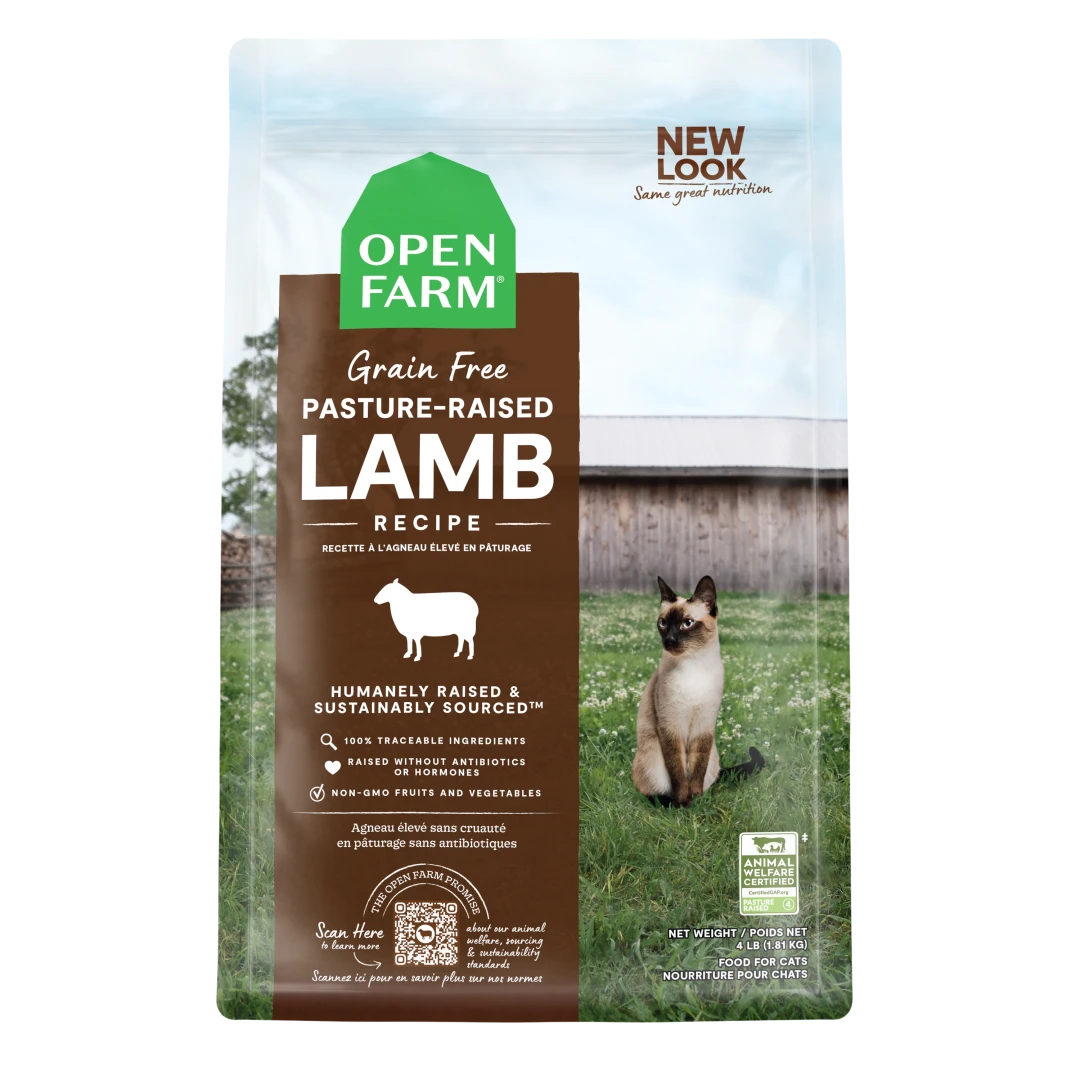 Open Farm PastureRaised Lamb Grain Free for Cats 4 lb