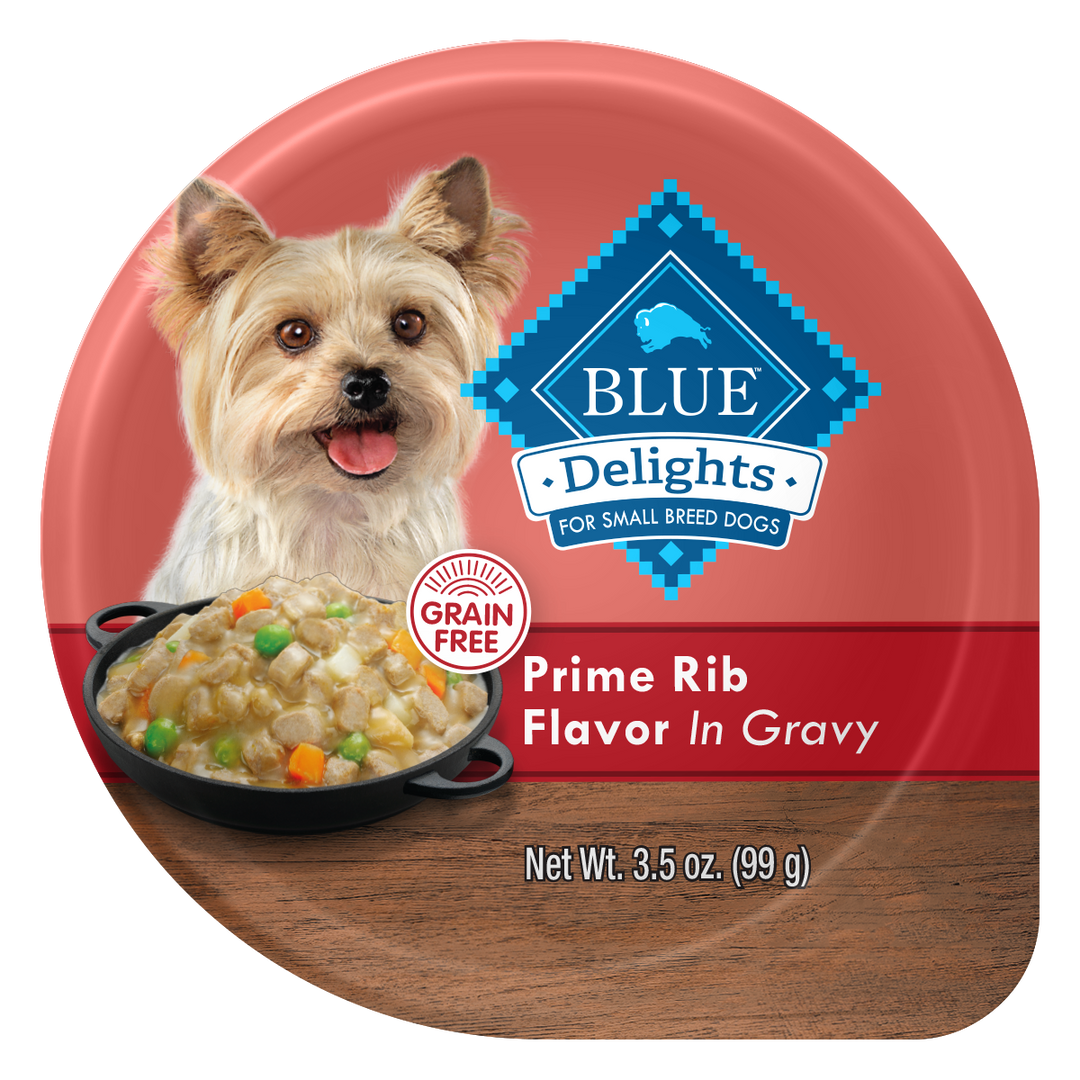 Blue Buffalo Delights Prime Rib Small Breed 3.5 Oz