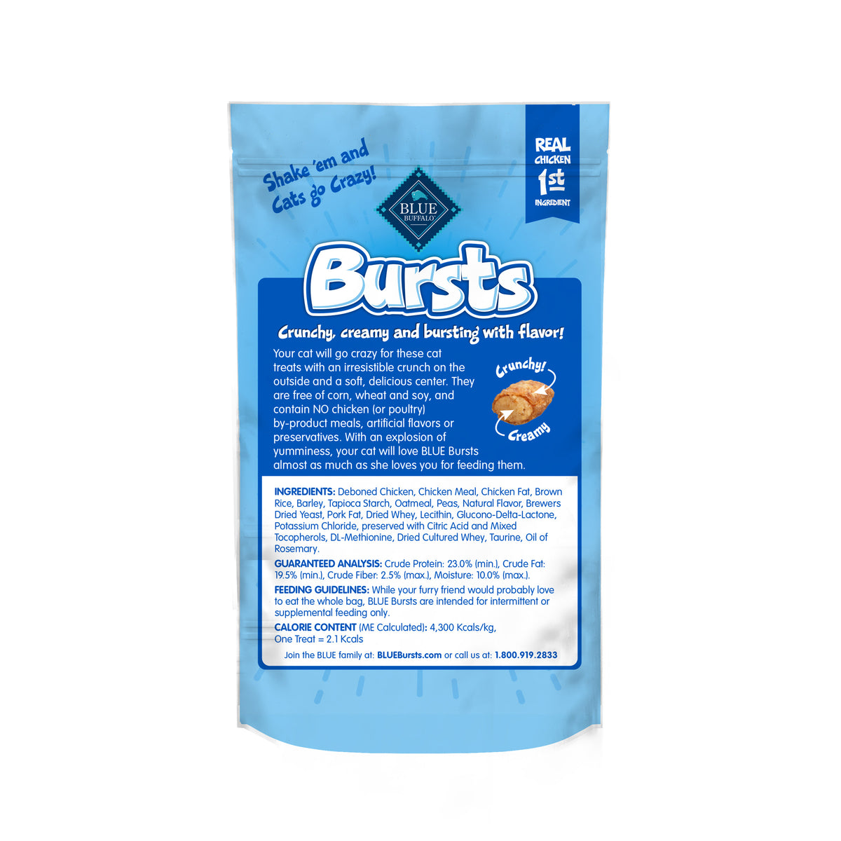 Blue Buffalo Cat Bursts Paw-Lickin Chicken