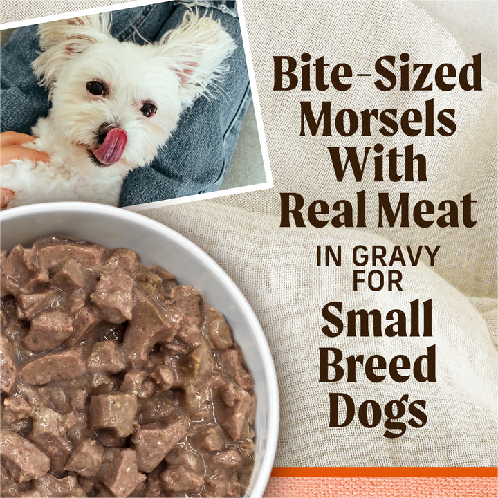 Merrick small breed lil plates teeny texas steak tips dinner 3.5 oz unpacked