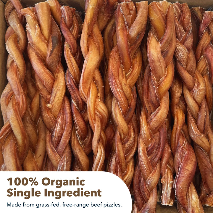 Mighty Chewz 12in Monster Braided Bully Sticks EA