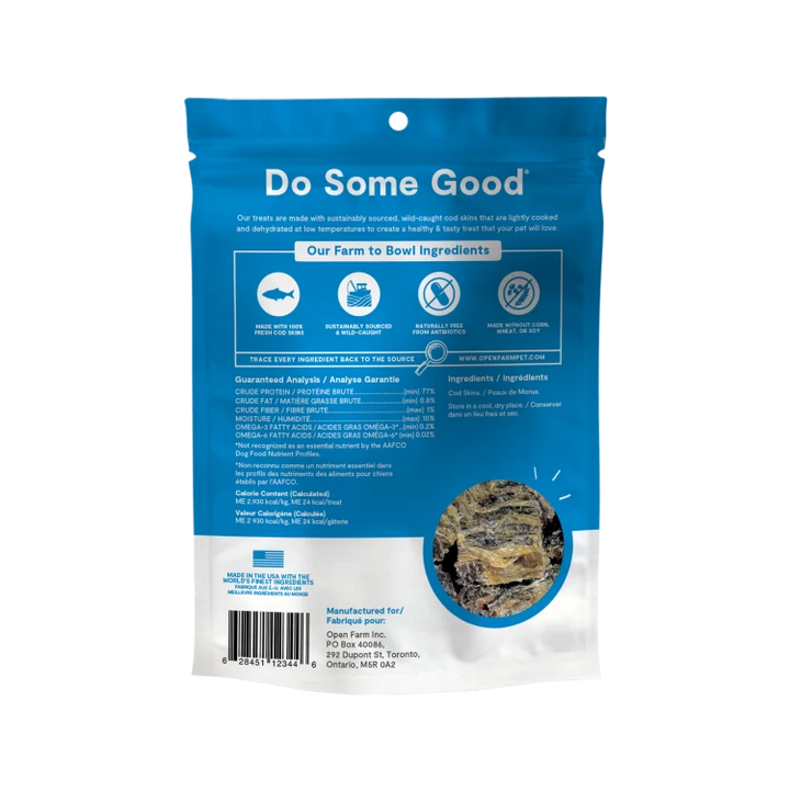 Open Farm Dehydrated Cod Skin Treats