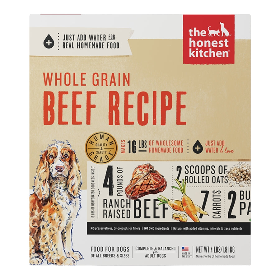 Honest Kitchen Whole Grain Beef 4lb
