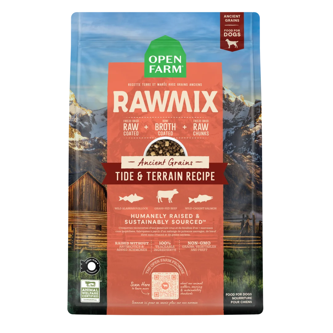 Open Farm Dog Dry Rawmix Tide Terrain Ancient Grains 3.5LB