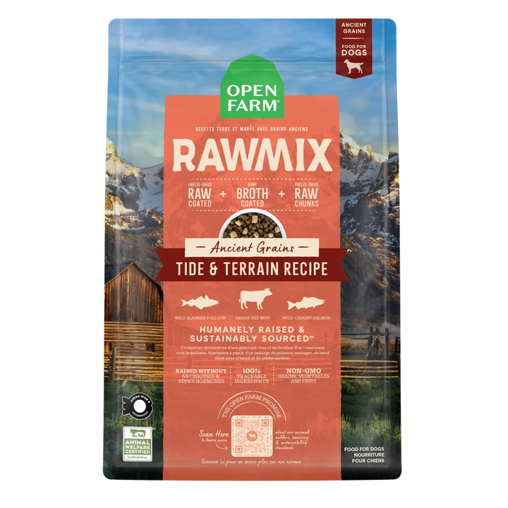 Open Farm Dog Dry Rawmix Tide Terrain Ancient Grains 3.5LB