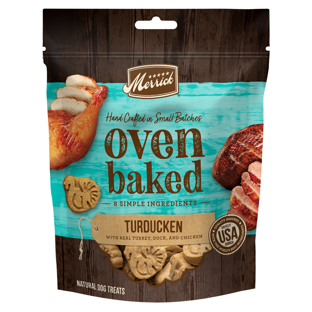 Merrick Oven Baked Turducken Dog Treat 11 oz