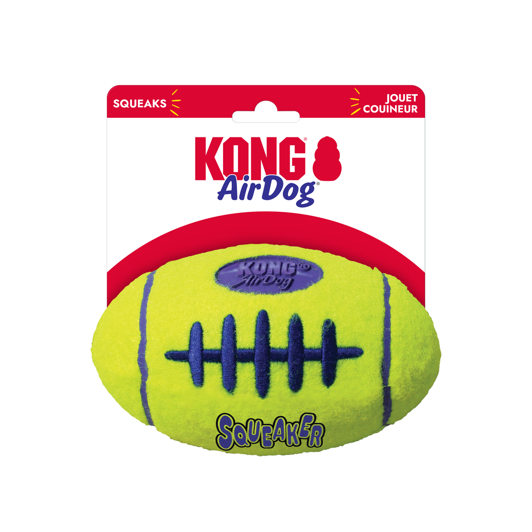 Large Kong Air Dog Squeaker Football Toy