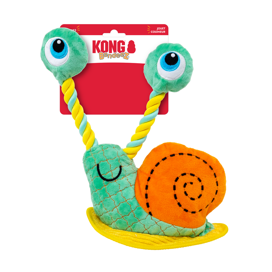 KONG Bendeez Dog Toy Snail LG