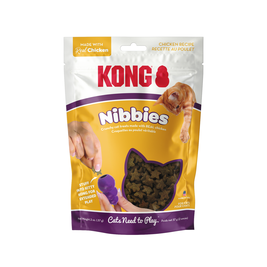 KONG Nibbies Cat Treats Chicken 2 oz
