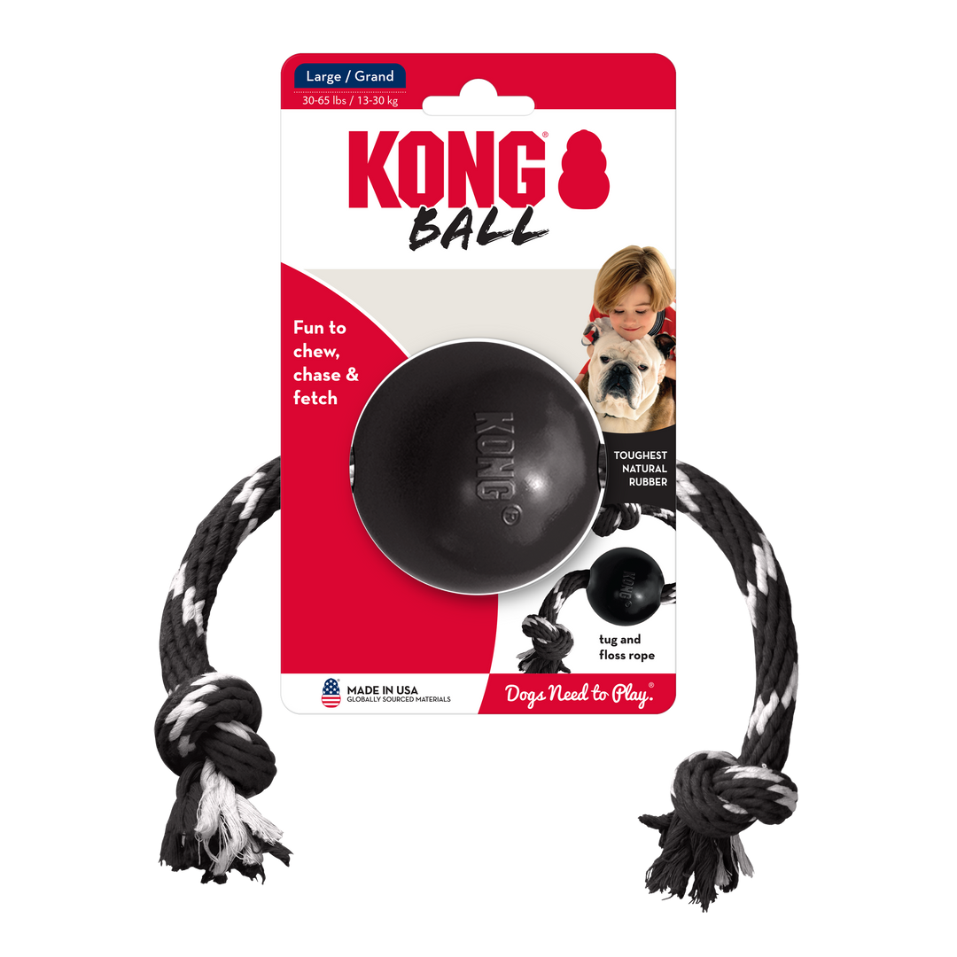 Kong Extreme Ball with Rope Large