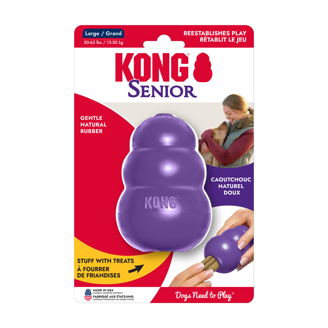 Kong Senior Purple Dog Toy Large