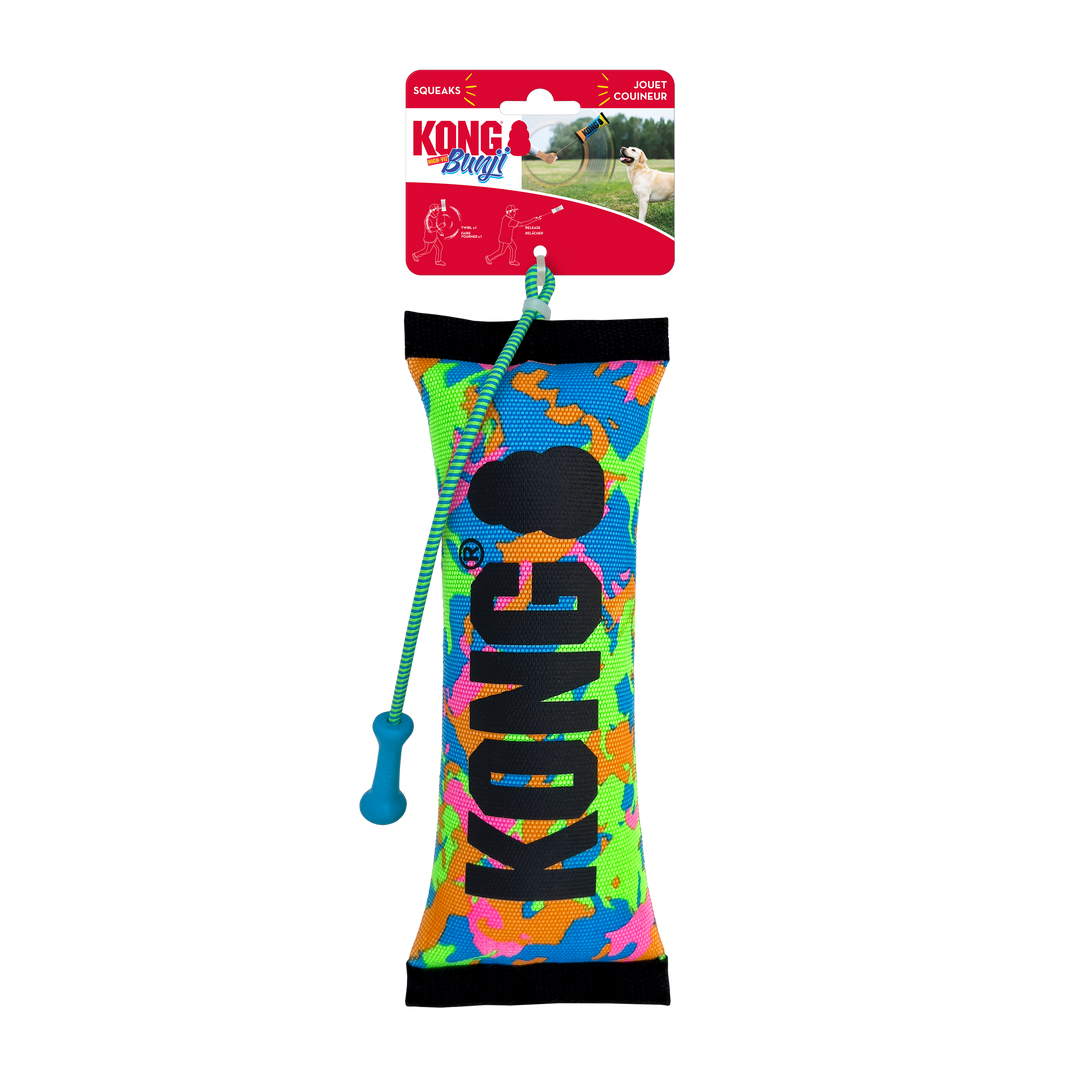 Kong Bunji HiViz Bumper Assorted Dog Toy Medium