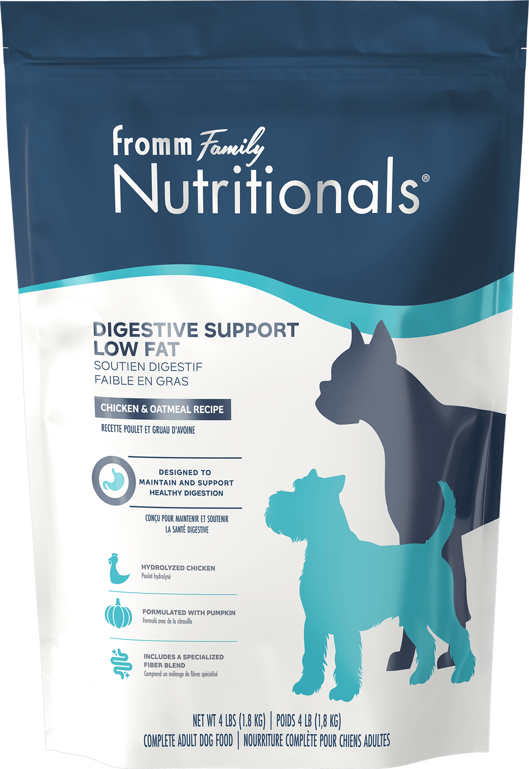 Fromm Dry Nutritionals Digestive Support Low Fat Chicken Oatmeal 12LB