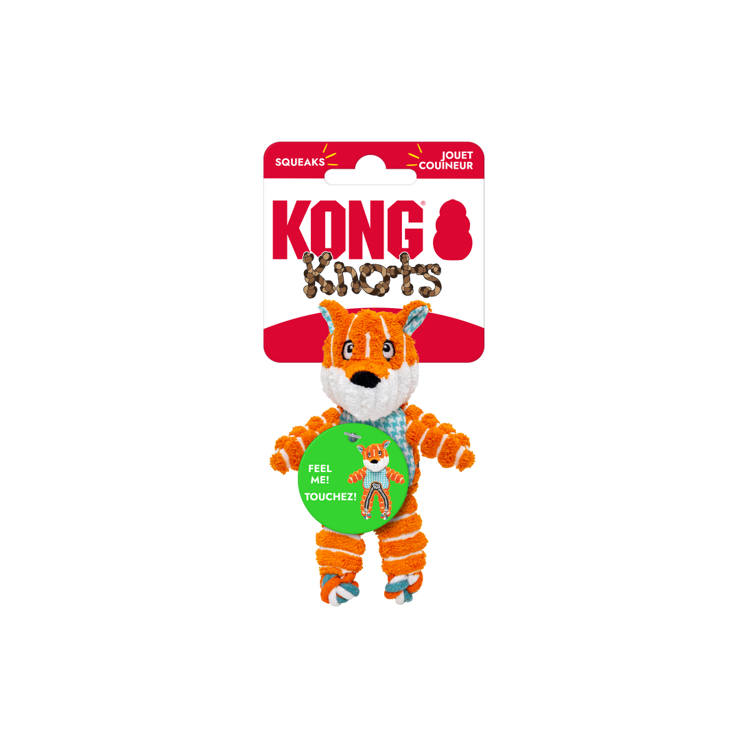 Kong Floppy Knots Fox Dog Toy Extra Small