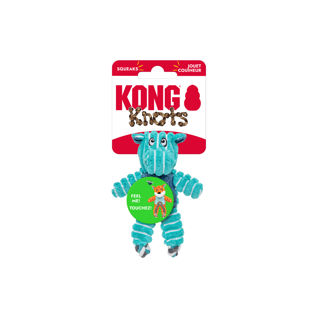 Kong Floppy Knots Hippo Dog Toy Extra Small