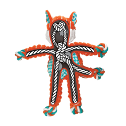 Kong Floppy Knots Fox Dog Toy Jumbo