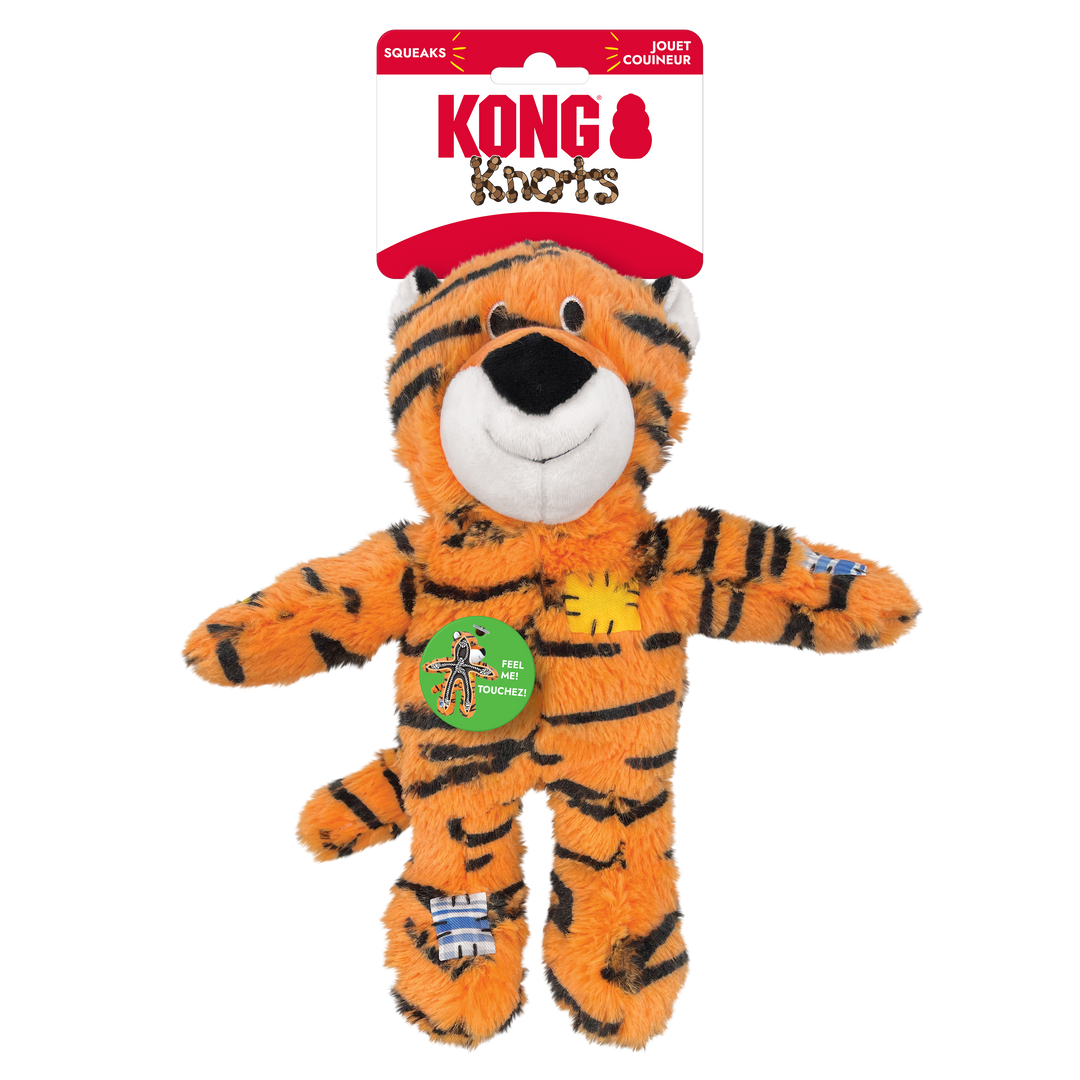 Kong Wild Knots Tiger Dog Toy Medium  Large