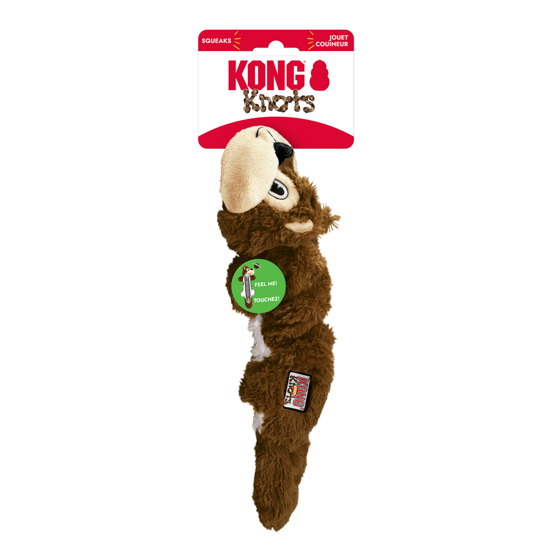 Kong Scrunch Knot Small Squirrel