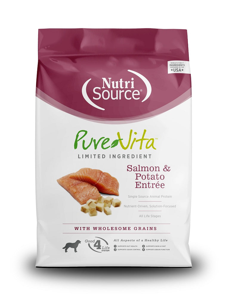 Pure Vita Dog Salmon Potato 4LB