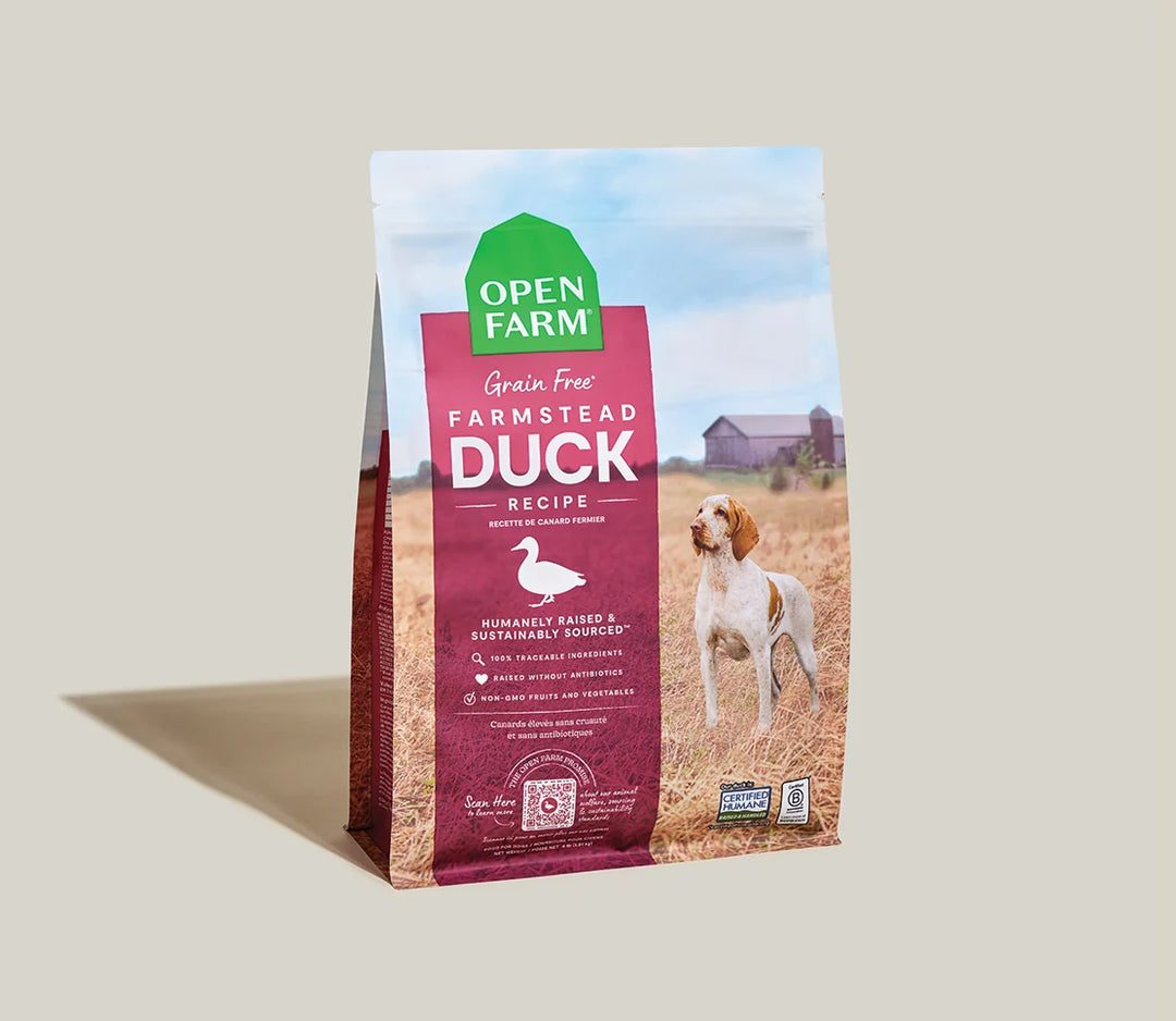 Open Farm Dog Dry Grain Free Farmstead Duck 4LB