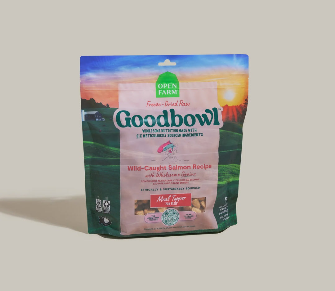 Open Farm Dog Freeze Dried Goodbowl Salmon Grains 23 oz