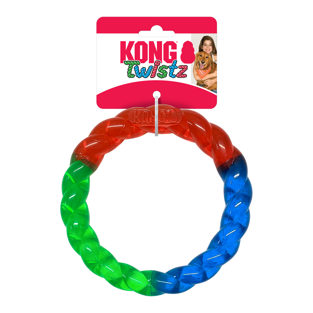 KONG Twistz Ring Dog Toy Small