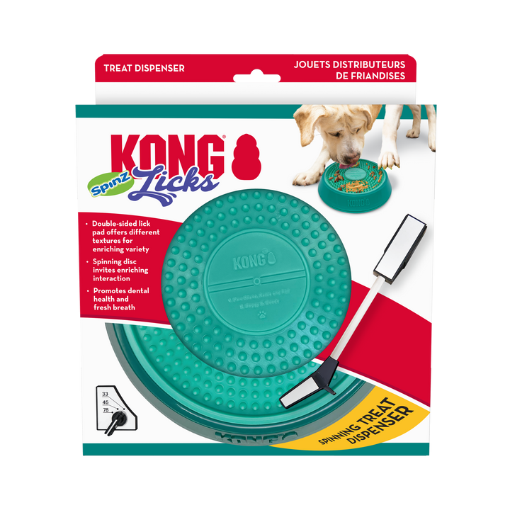Kong Licks Spinz Dog Toy Large