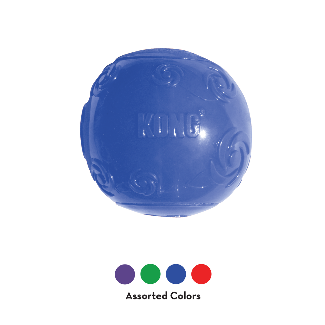 X-Large Kong Squeezz Round Fetch Ball Dog Toy