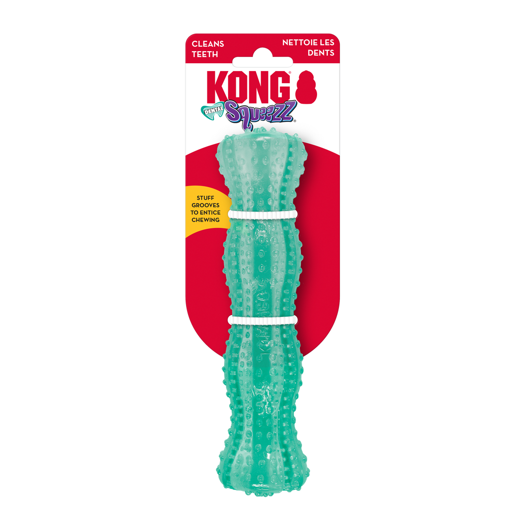 Kong Squeezz Dental Stick Teal Medium