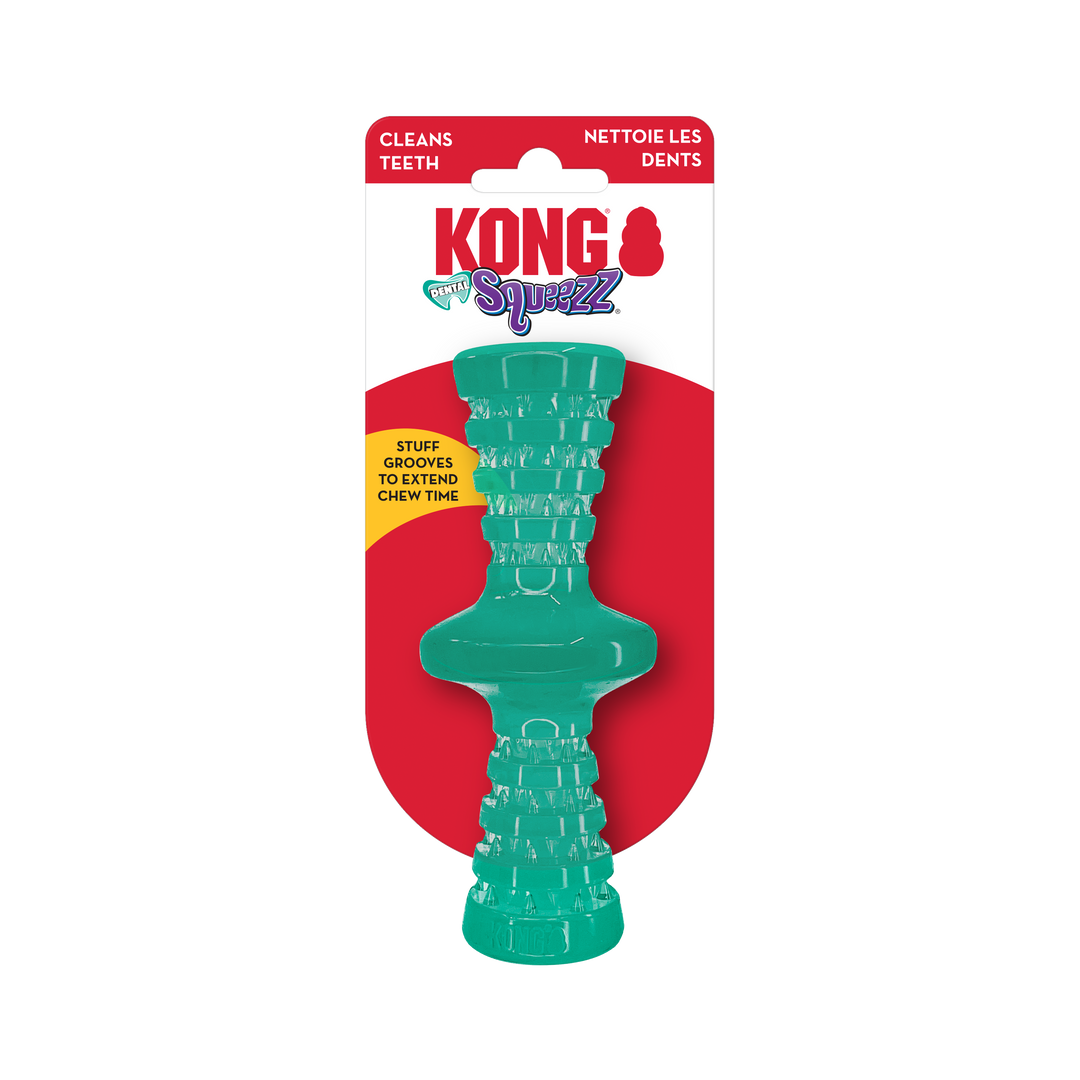 KONG Squeezz Dental Roller Stick Dog Chew Small