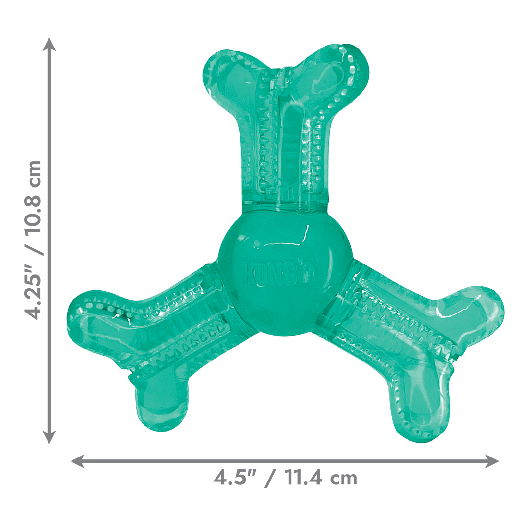 KONG Squeezz Dental Roller Bone Dog Chew