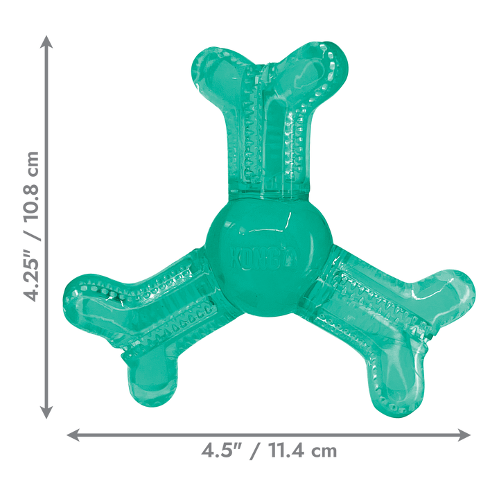 KONG Squeezz Dental Roller Bone Dog Chew