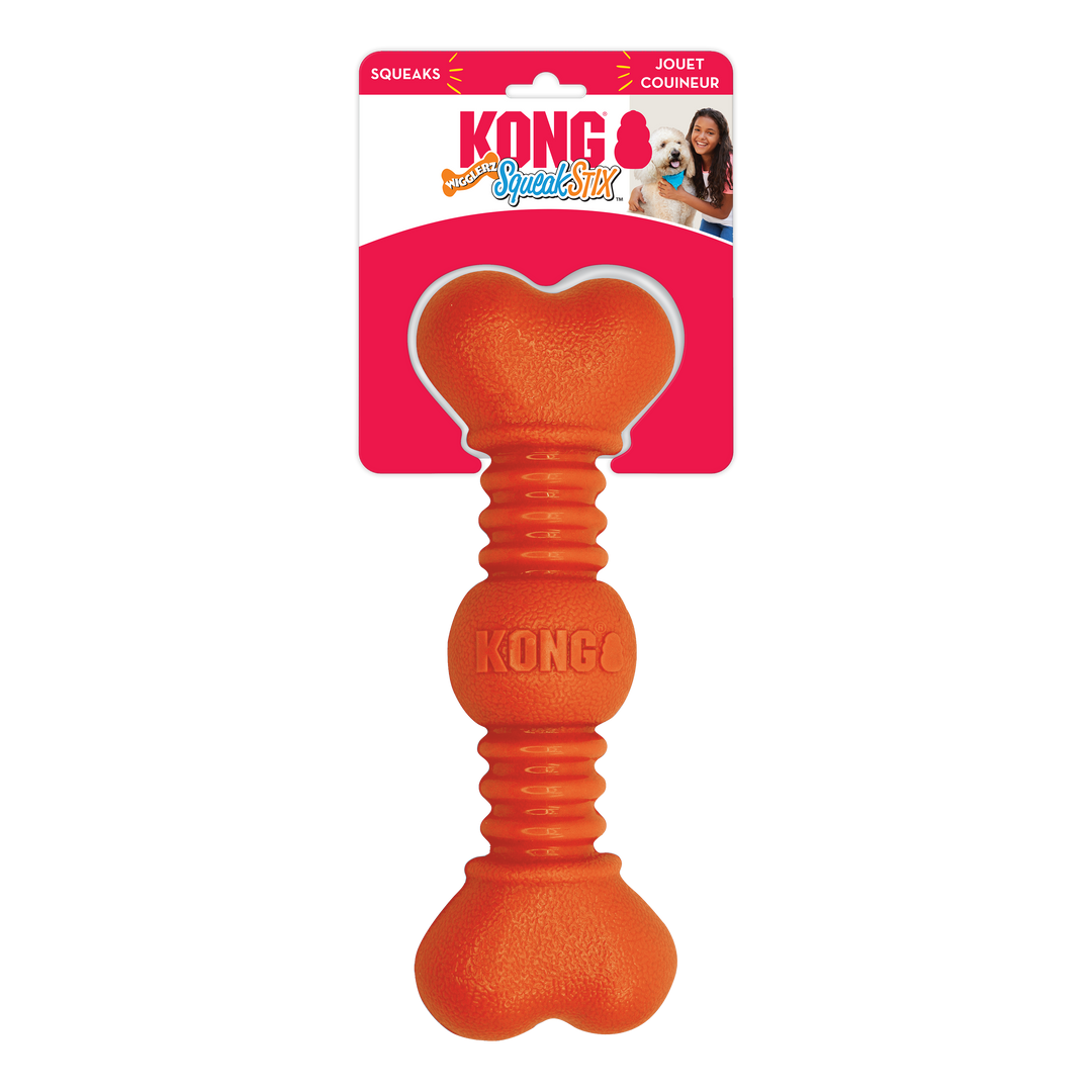 Kong SqueakStix Wigglerz Large