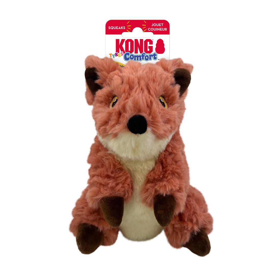 Kong Comfort Tykes Fox Dog Toy Small