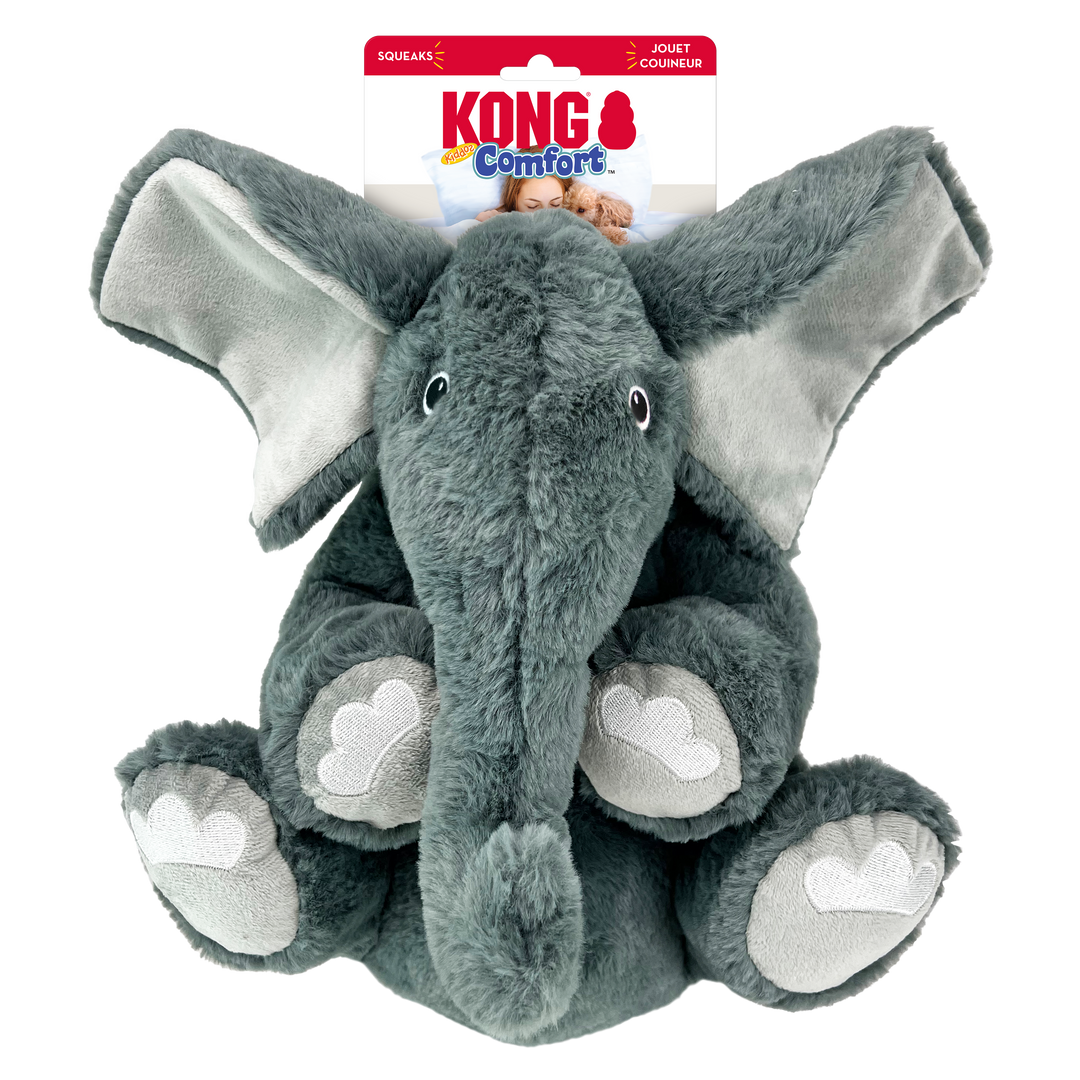 Kong Comfort Kiddos Jumbo Elephant Dog Toy Extra Large