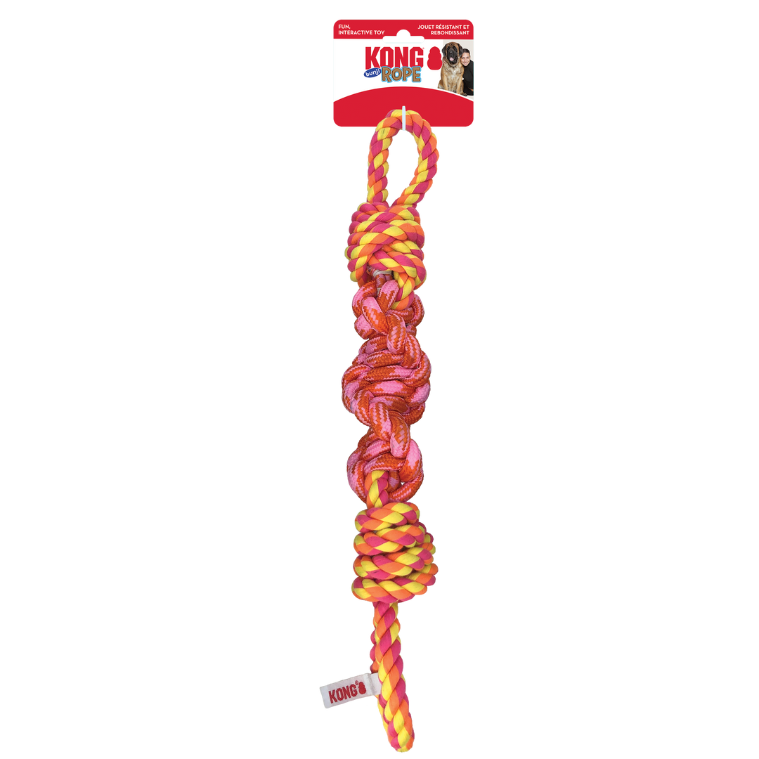 Kong Rope Bunji Assorted Dog Toy Medium