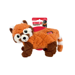 Kong Scampers Red Panda Dog Toy Brown Medium
