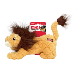 Kong Scampers Lion Dog Toy Tan Medium