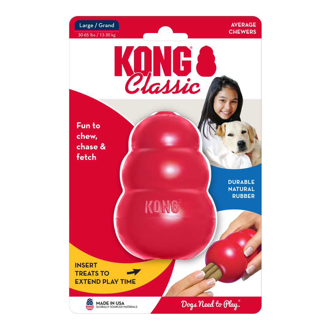 Red Kong Jawrobics Dog Toy L - 4.25