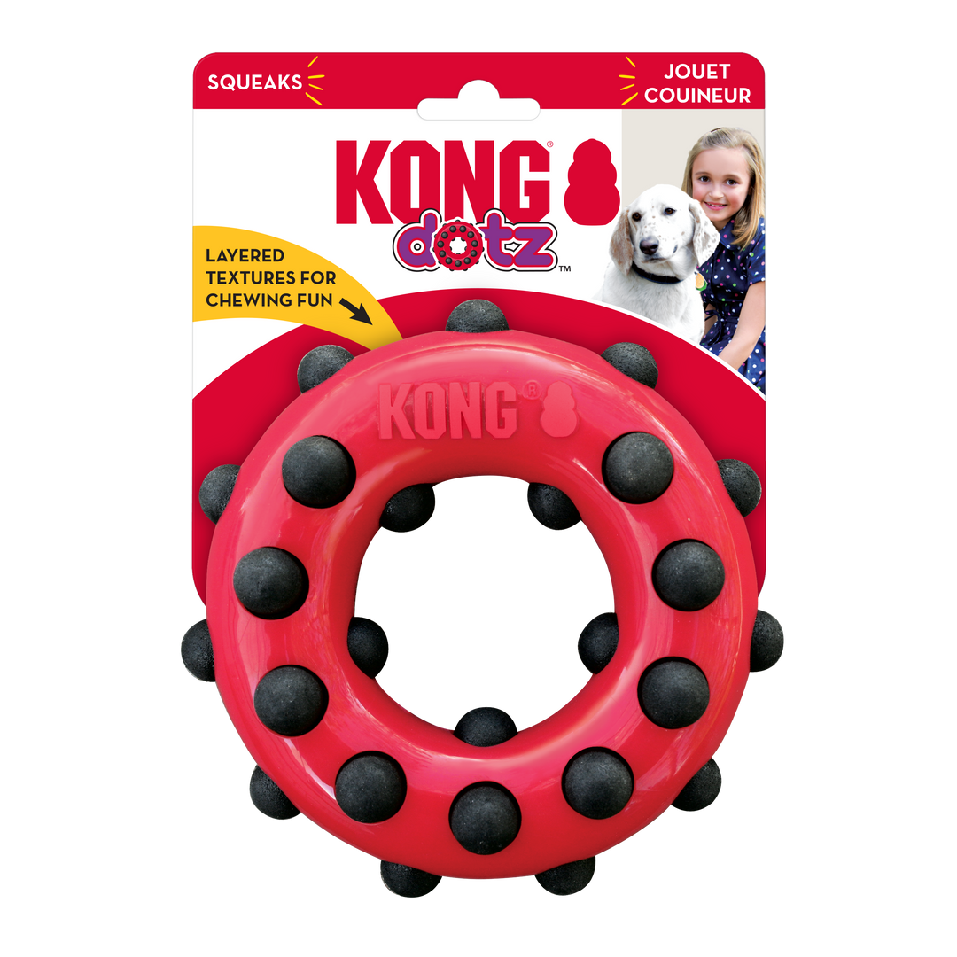 KONG Dotz Circle Large Dog Toy