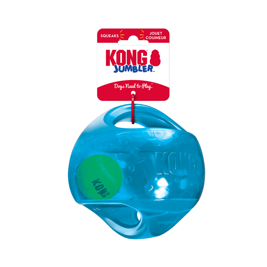 KONG Jumbler Ball Round Medium Large Dog Toy