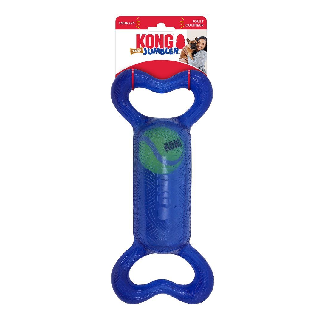 KONG Jumbler Tug Dog Toy Assorted MD LG