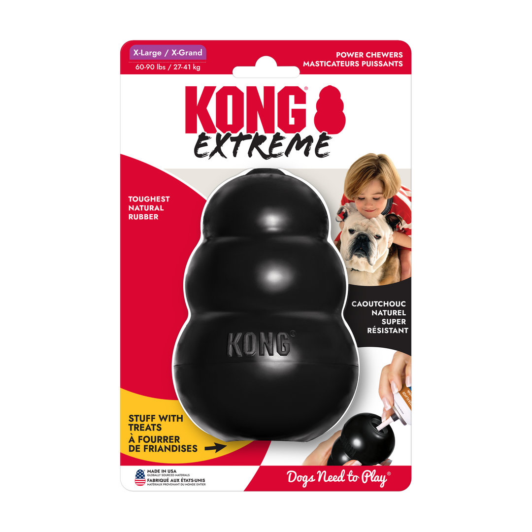 Black Xtreme Kong Power Chewers Toy XL - 5