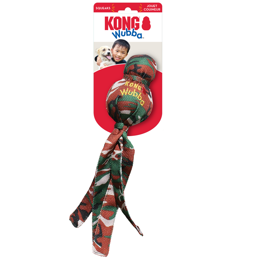 Kong Wubba Camouflage Nylon Assorted Large