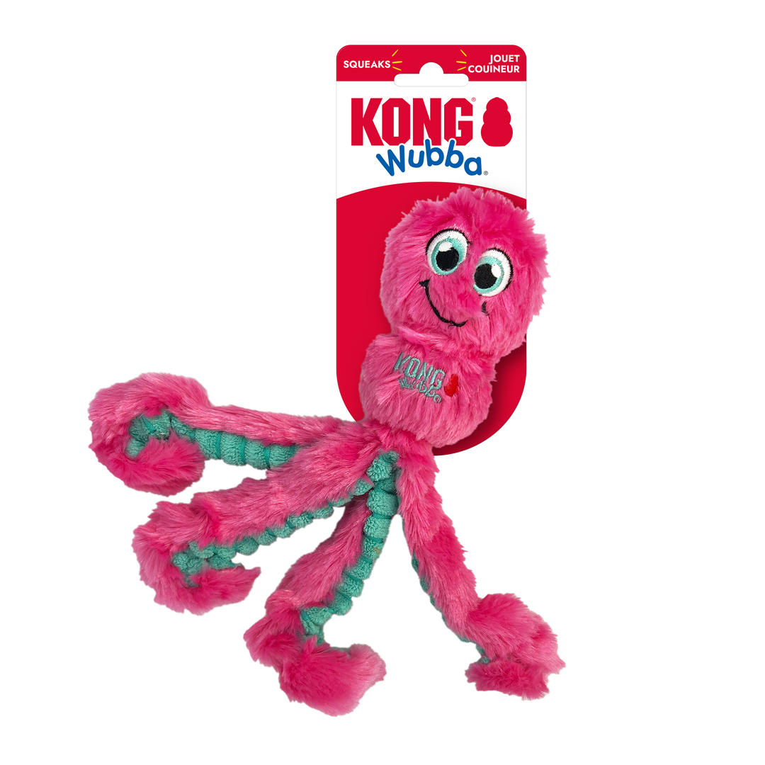 Kong Wubba Octopus Assorted Small Dog Toy