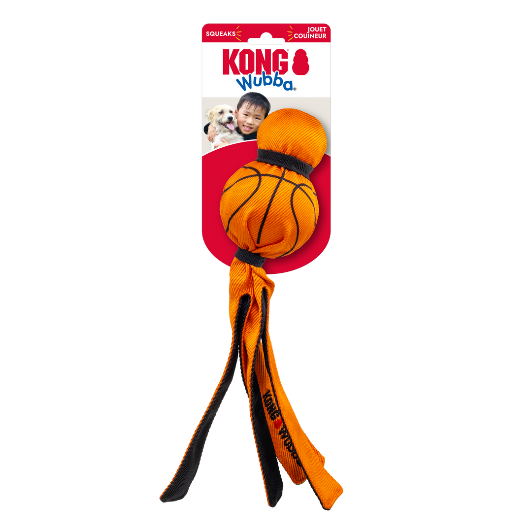 Kong Wubba Sport Basketball Dog Toy Large