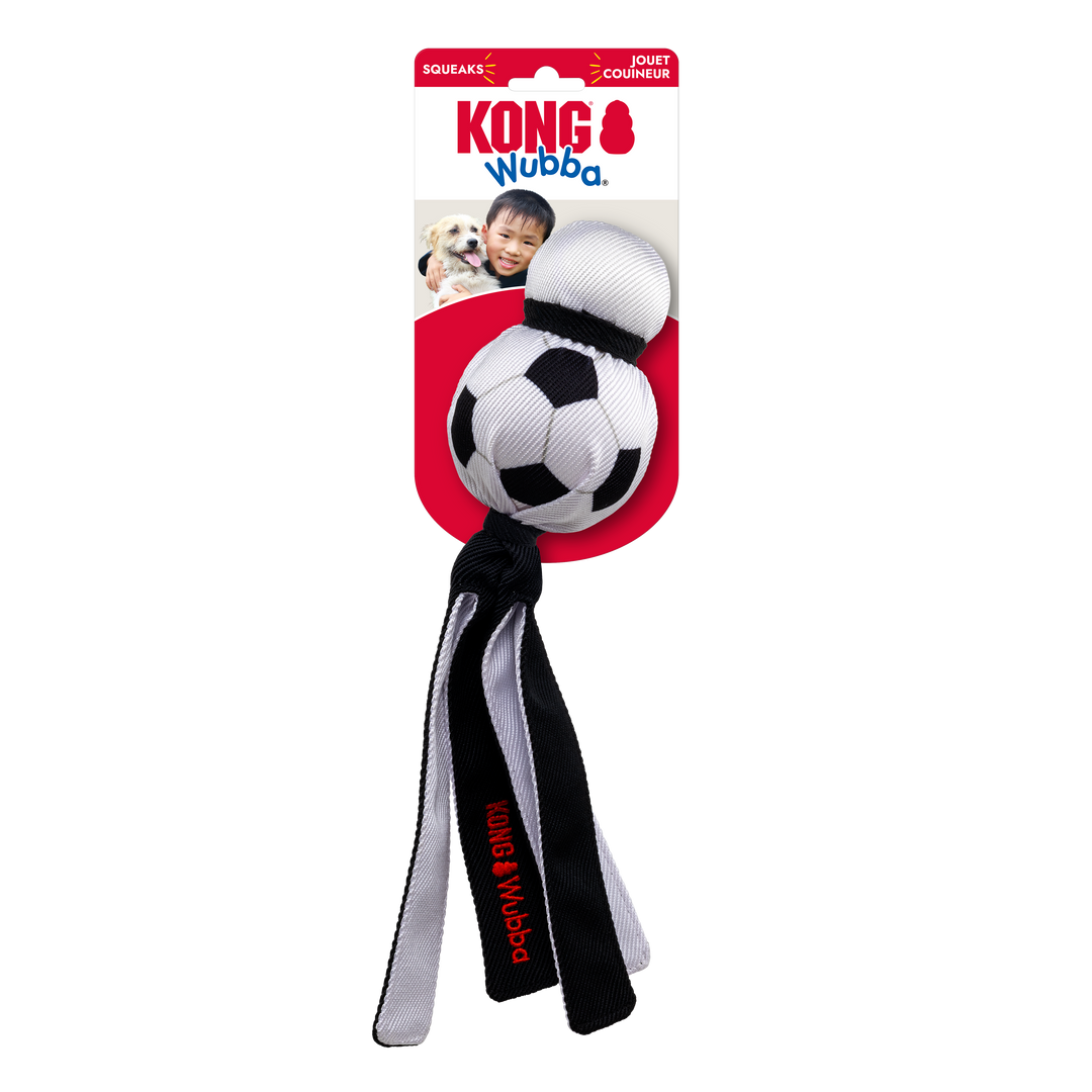 Kong Wubba Sport Soccer Ball Dog Toy Large