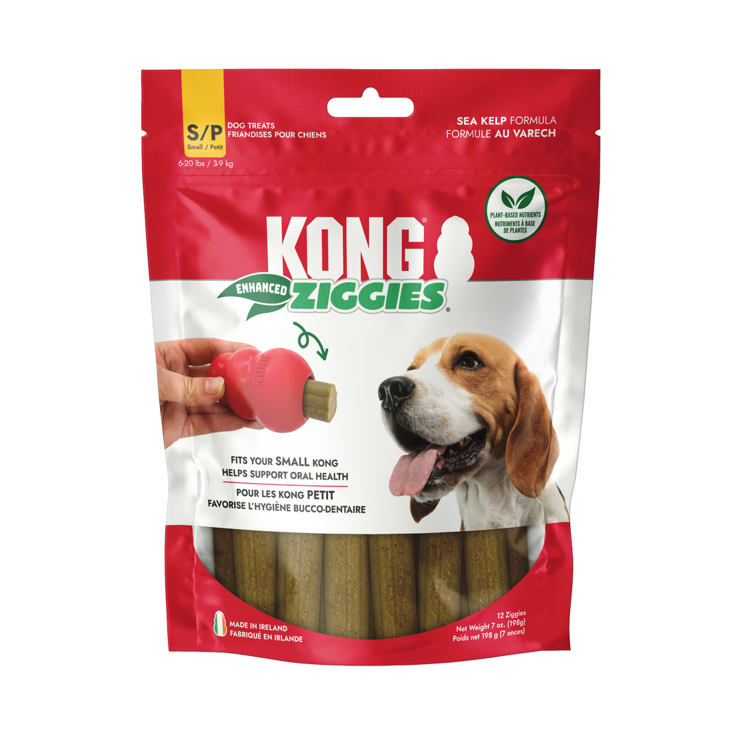 Kong Ziggies Enhanced Sm 7 oz