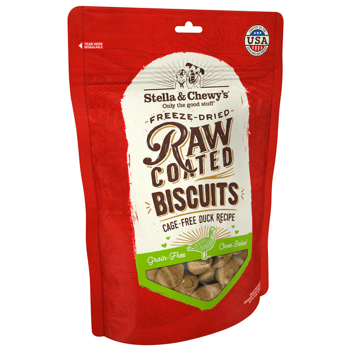 Raw Coated Biscuits Duck - 9 oz